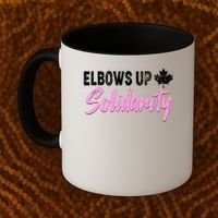 Elbows Up Canada Solidarity  Coffee Mug thumb 2