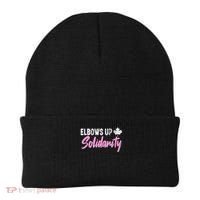 Elbows Up Canada Solidarity  Beanie thumb 0