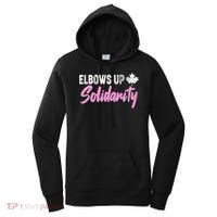 Elbows Up Canada Solidarity  Women's Hoodie thumb 0