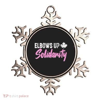 Elbows Up Canada Solidarity  Ornament