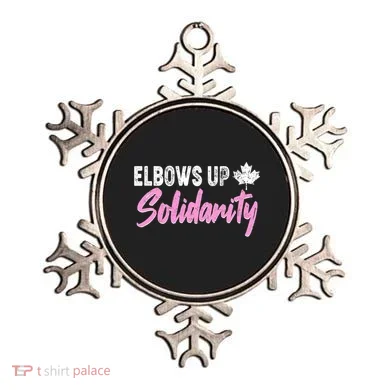 Elbows Up Canada Solidarity  Ornament