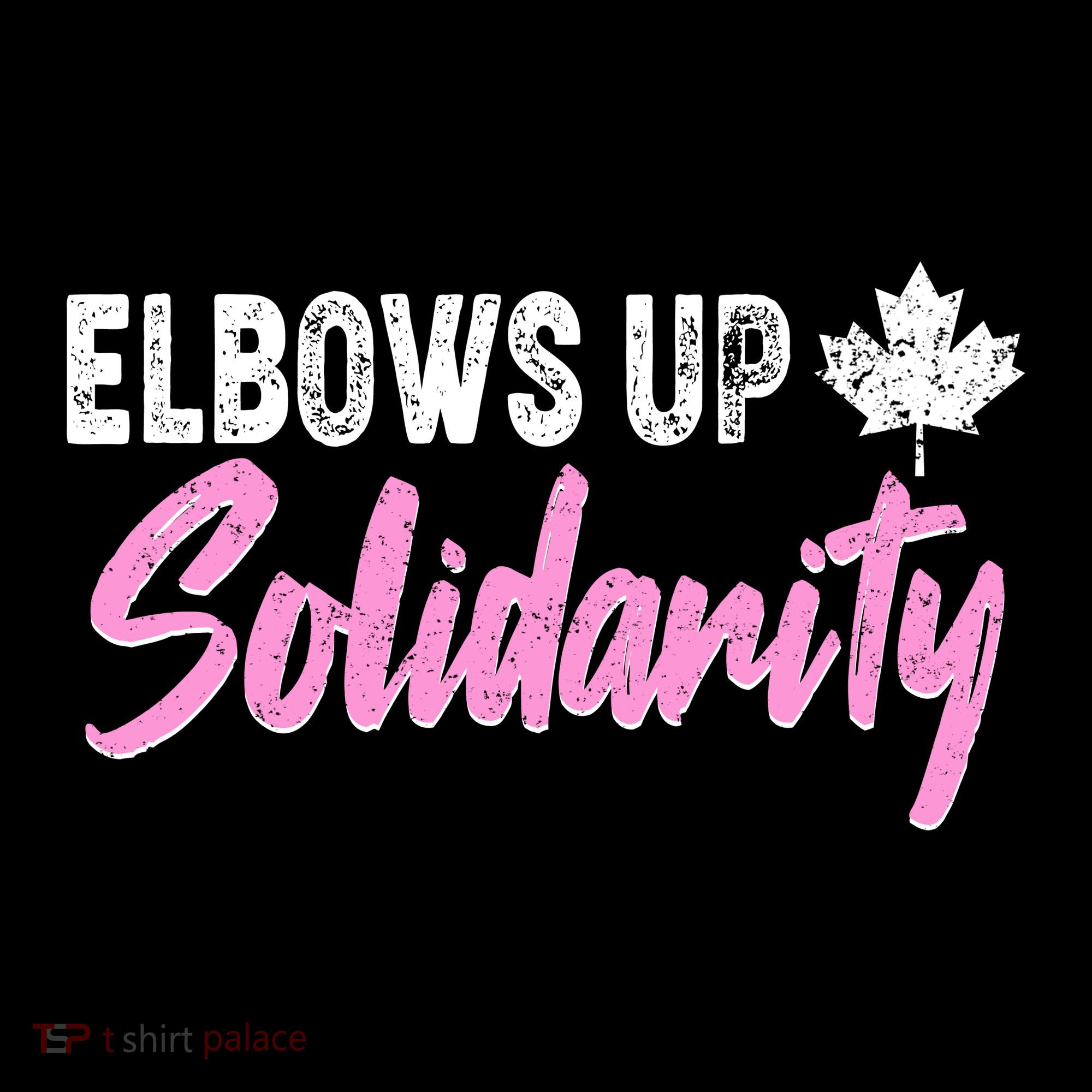 Elbows Up Canada Solidarity  Women's Tank Top