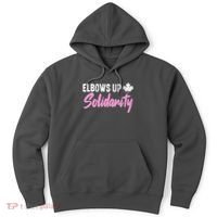 Elbows Up Canada Solidarity  Hoodie thumb 0
