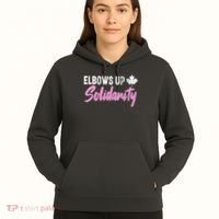 Elbows Up Canada Solidarity  Hoodie thumb 5