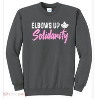 Elbows Up Canada Solidarity  Sweatshirt thumb 0