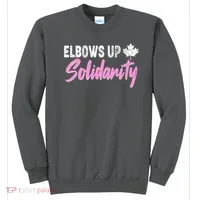 Elbows Up Canada Solidarity  Sweatshirt thumb 0