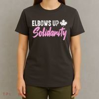 Elbows Up Canada Solidarity  T-Shirt thumb 4