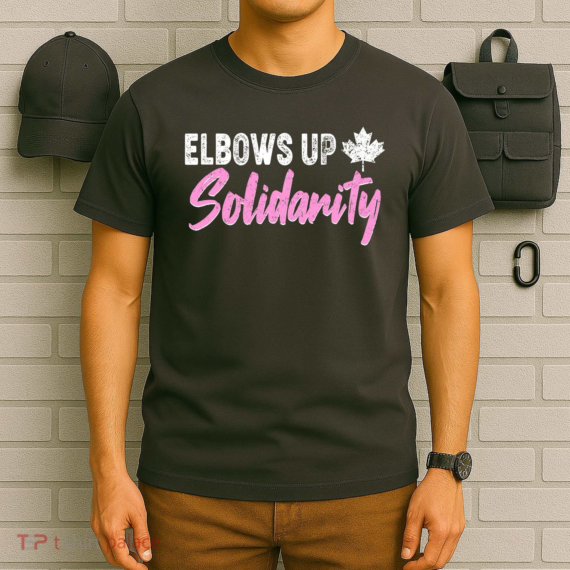 Elbows Up Canada Solidarity  T-Shirt