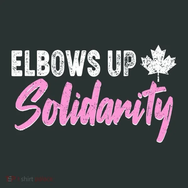 Elbows Up Canada Solidarity  Tank Top