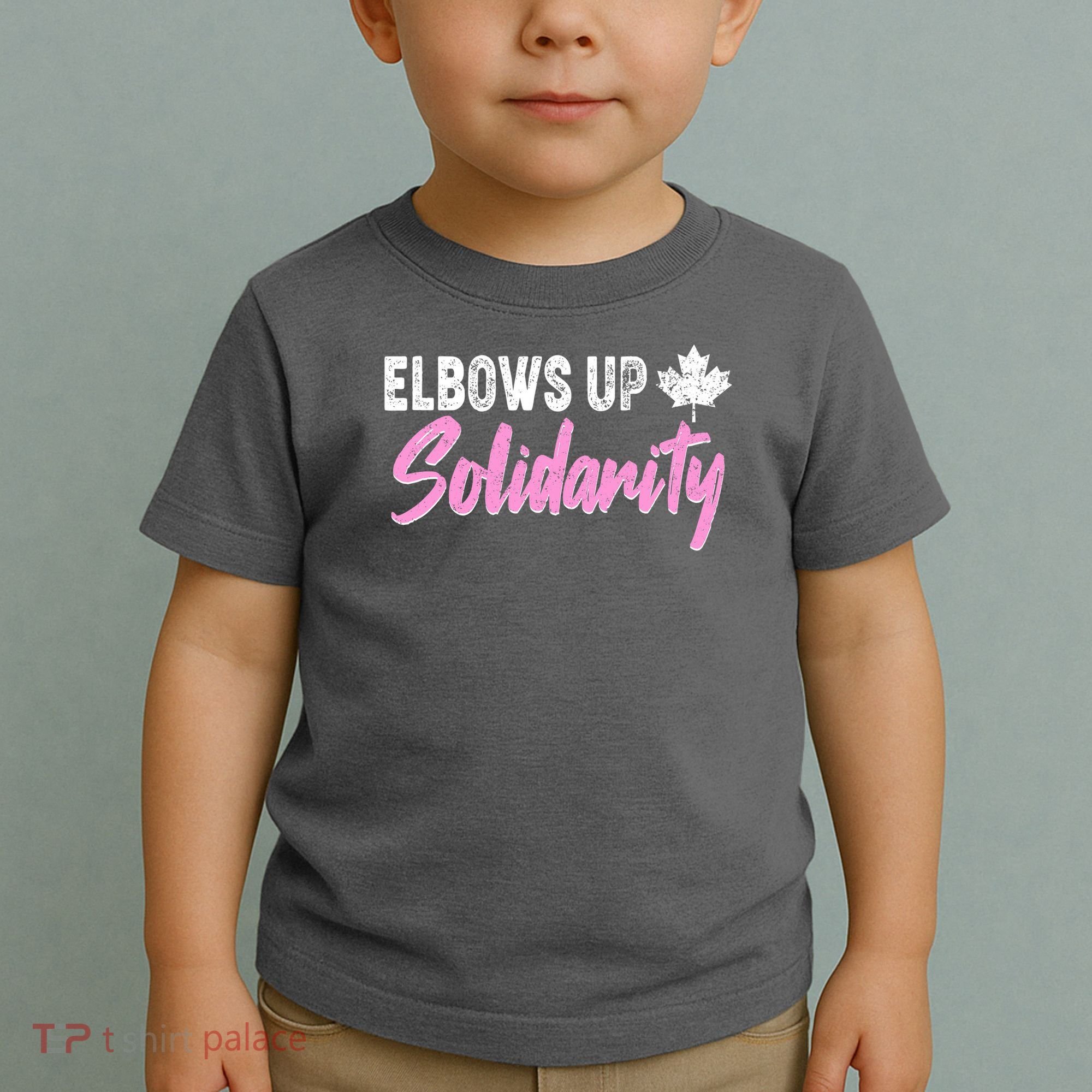 Elbows Up Canada Solidarity  Toddler T-Shirt
