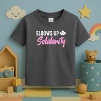 Elbows Up Canada Solidarity  Toddler T-Shirt thumb 3