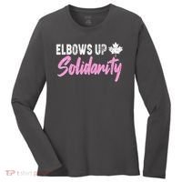Elbows Up Canada Solidarity  Women's Long Sleeve Shirt thumb 0