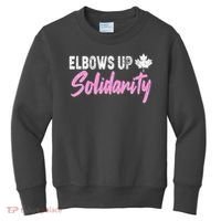 Elbows Up Canada Solidarity  Kids Sweatshirt thumb 0