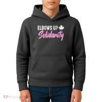 Elbows Up Canada Solidarity  Kids Hoodie thumb 4