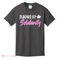 Elbows Up Canada Solidarity  Kids T-Shirt thumb 0