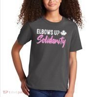 Elbows Up Canada Solidarity  Kids T-Shirt thumb 2