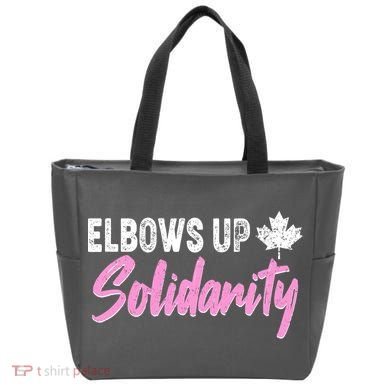 Elbows Up Canada Solidarity  Tote Bag