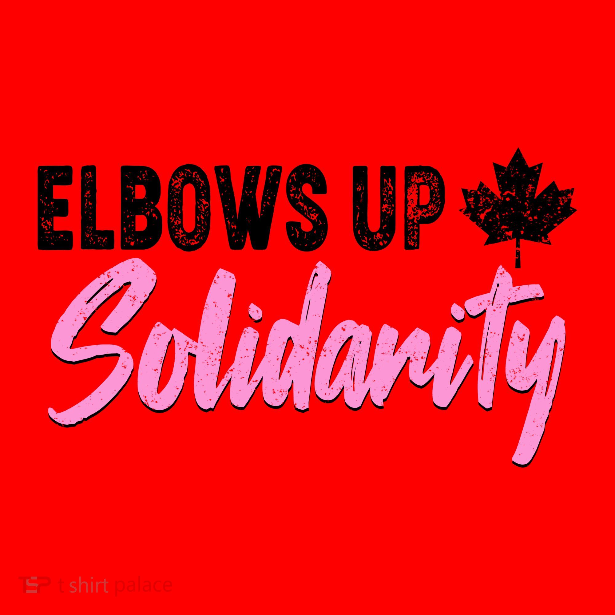 Elbows Up Canada Solidarity  Santa Hat