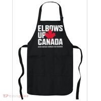 Elbows Up Canada Never Mistake Kindness for Weakness Apron thumb 0
