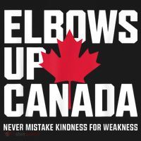 Elbows Up Canada Never Mistake Kindness for Weakness Sweatshirt thumb 3