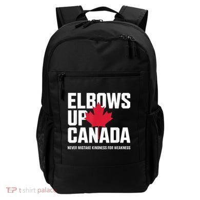 Elbows Up Canada Never Mistake Kindness for Weakness Backpack