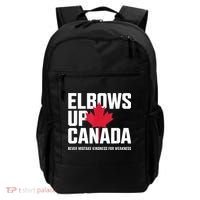 Elbows Up Canada Never Mistake Kindness for Weakness Backpack thumb 0
