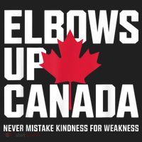 Elbows Up Canada Never Mistake Kindness for Weakness Beanie thumb 2