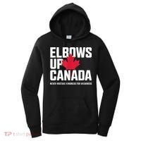 Elbows Up Canada Never Mistake Kindness for Weakness Women's Hoodie thumb 0