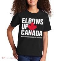 Elbows Up Canada Never Mistake Kindness for Weakness Kids T-Shirt thumb 2