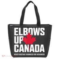 Elbows Up Canada Never Mistake Kindness for Weakness Tote Bag thumb 0