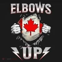 Elbows Up Canada Maple Leaf Strong North Pride Doggie Tank thumb 4