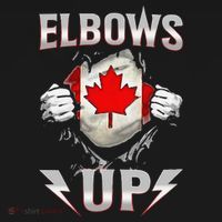 Elbows Up Canada Maple Leaf Strong North Pride Hoodie thumb 2