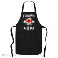 Elbows Up Canada Maple Leaf Strong North Pride Apron thumb 0