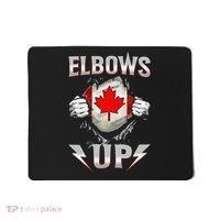 Elbows Up Canada Maple Leaf Strong North Pride Mousepad thumb 0