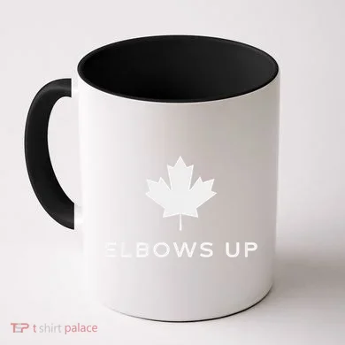 Elbows Up Canada Coffee Mug