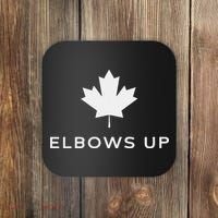Elbows Up Canada Coaster thumb 0