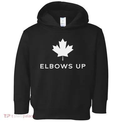 Elbows Up Canada Toddler Hoodie