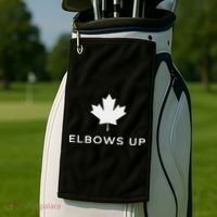 Elbows Up Canada Golf Towel thumb 2