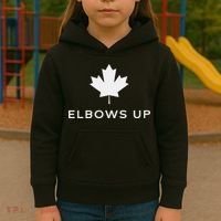 Elbows Up Canada Kids Hoodie thumb 3