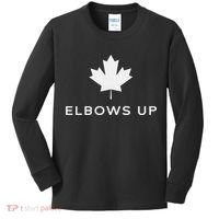 Elbows Up Canada Kids Long Sleeve Shirt thumb 0