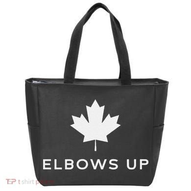 Elbows Up Canada Tote Bag