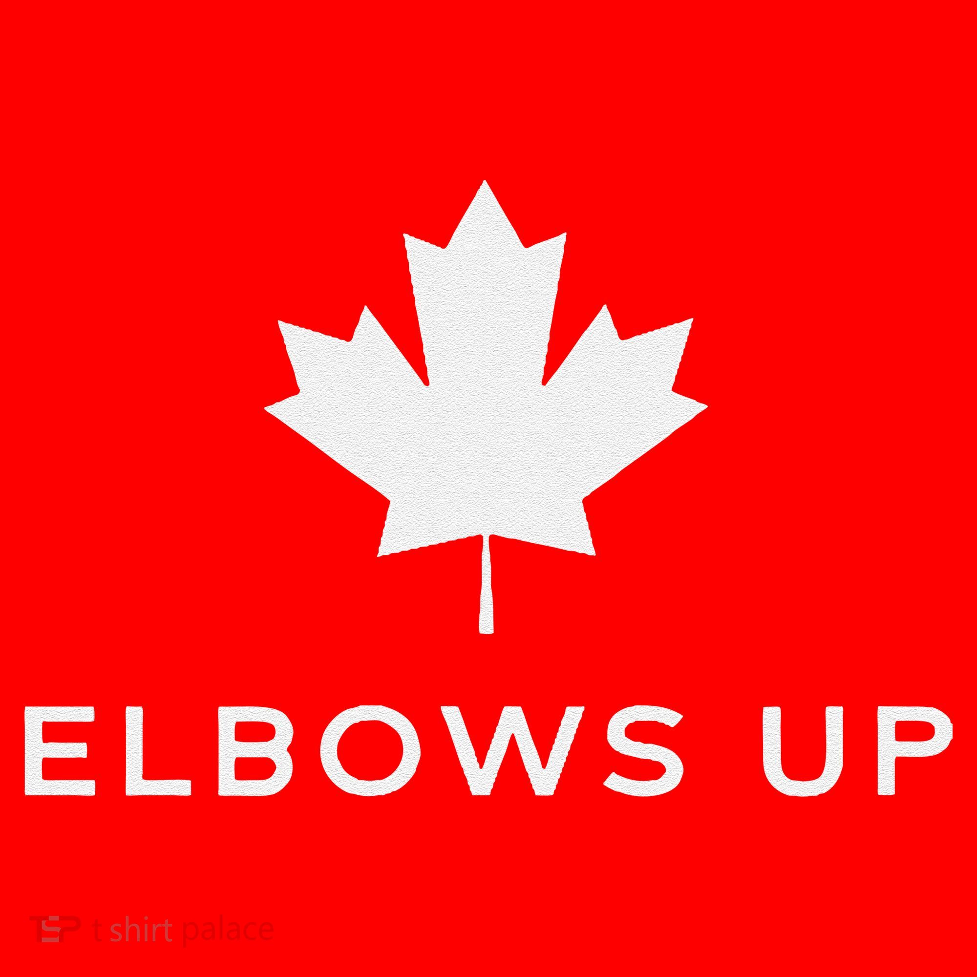 Elbows Up Canada Santa Hat