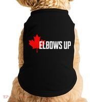Elbows Up Canada True North Strong and Free Proud Canadian Doggie Tank thumb 0