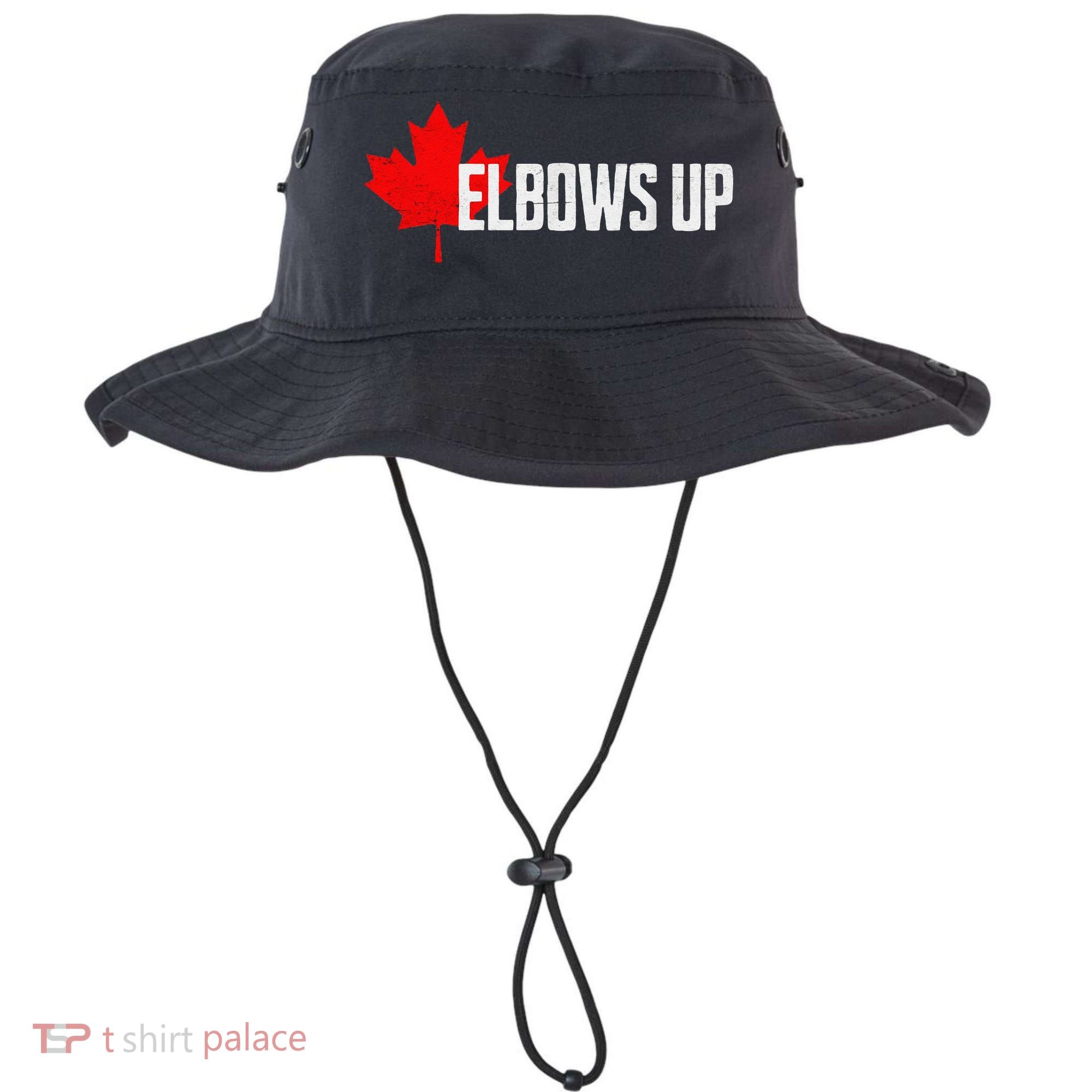 Elbows Up Canada True North Strong and Free Proud Canadian Bucket Hat