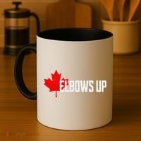 Elbows Up Canada True North Strong and Free Proud Canadian Coffee Mug thumb 4