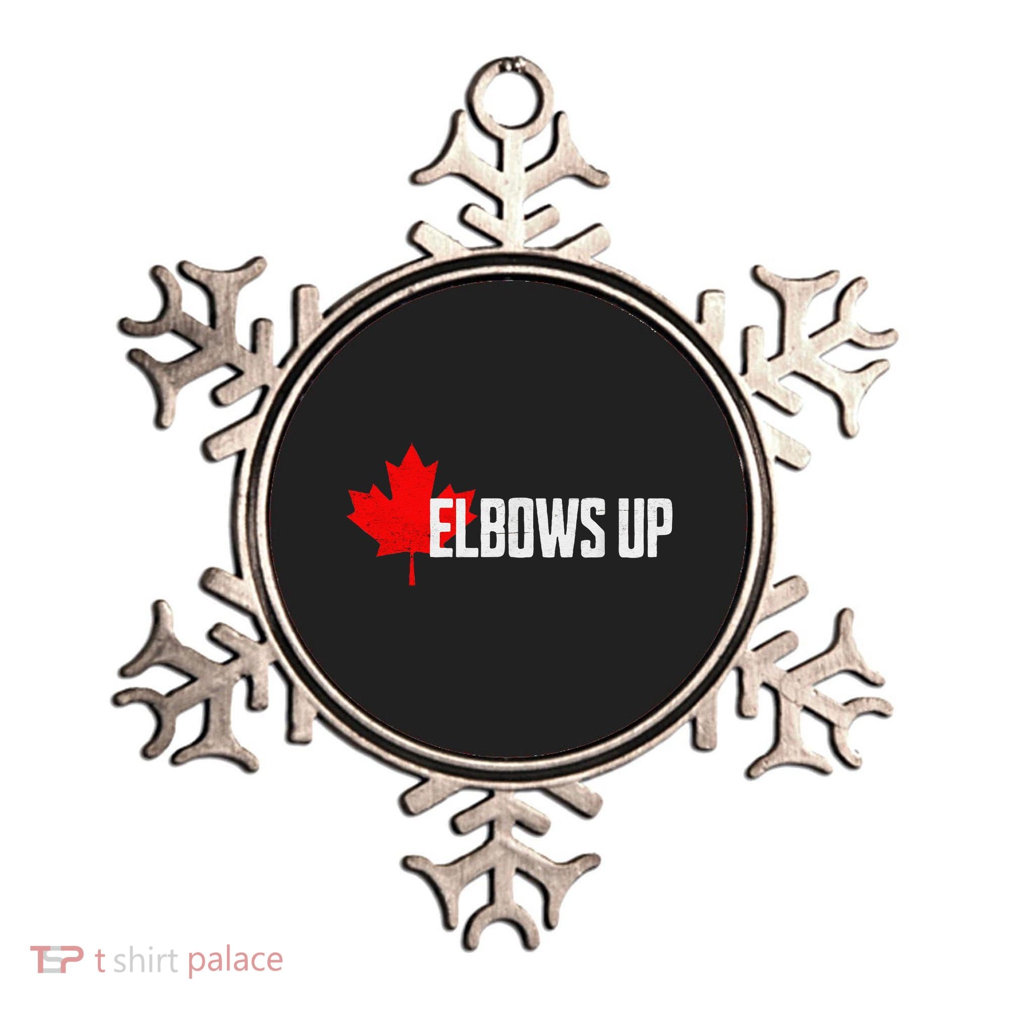Elbows Up Canada True North Strong and Free Proud Canadian Ornament