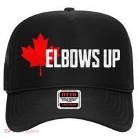 Elbows Up Canada True North Strong and Free Proud Canadian Hat thumb 0