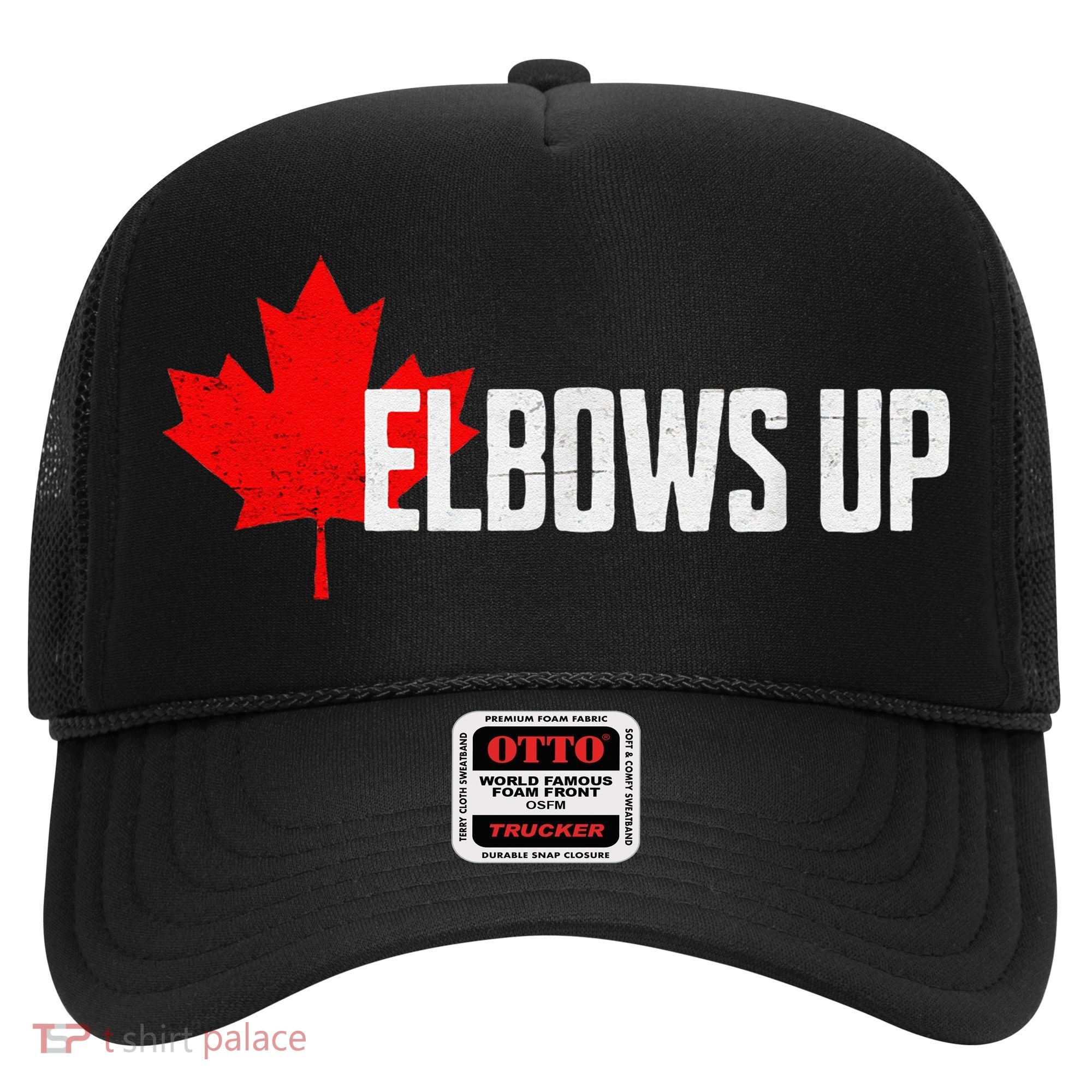 Elbows Up Canada True North Strong and Free Proud Canadian Hat