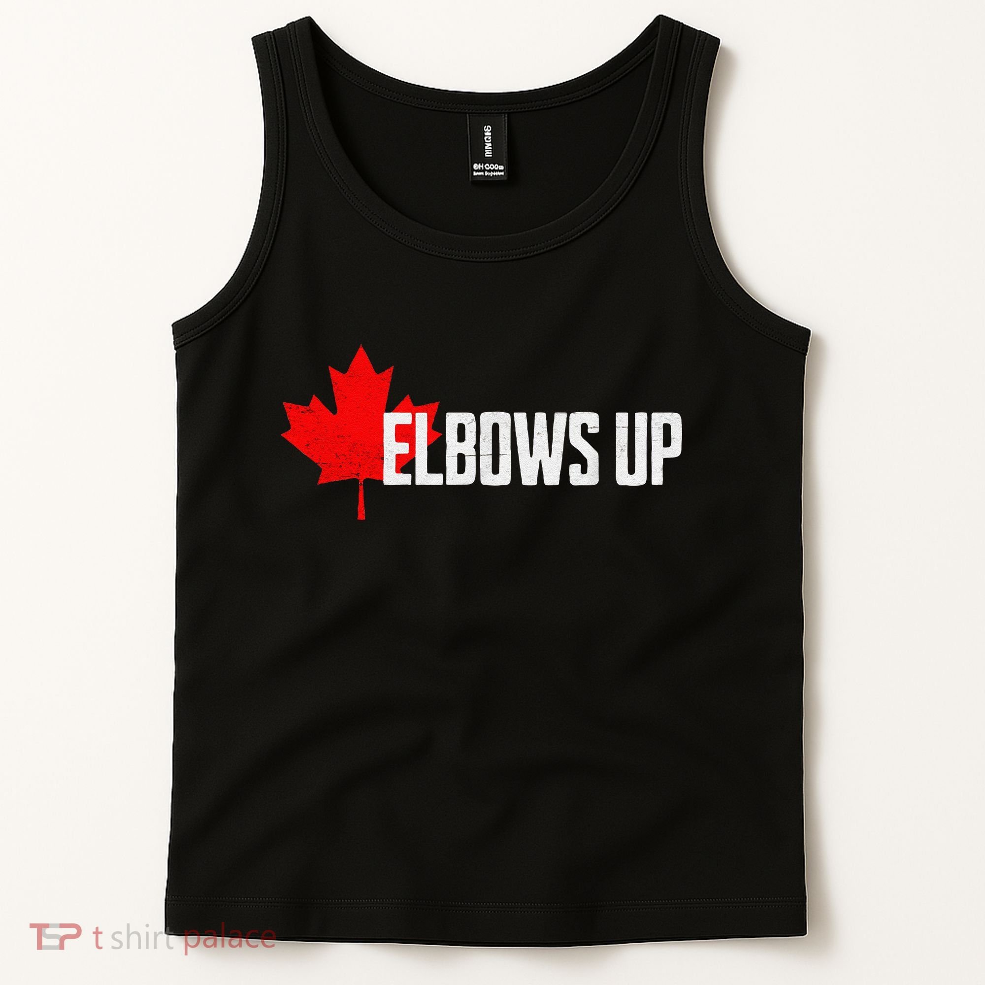 Elbows Up Canada True North Strong and Free Proud Canadian Tank Top