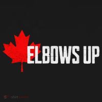 Elbows Up Canada True North Strong and Free Proud Canadian Women's T-Shirt thumb 6